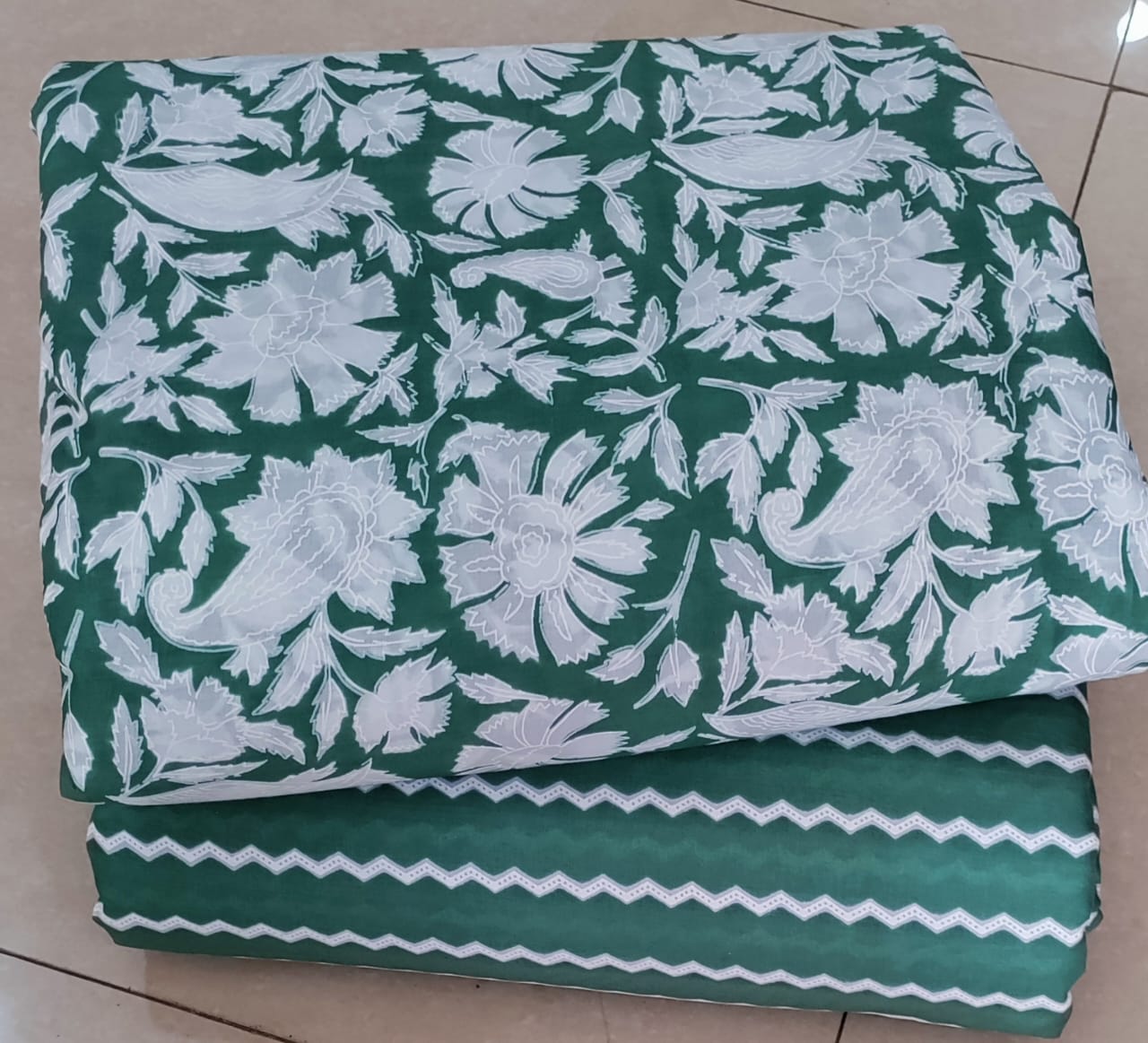 Hand Block Print Organic Cotton Top Bottom Set (30)