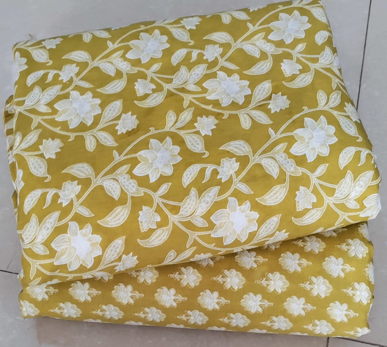 Hand Block Print Pure Cotton Top & Bottom Set (25)