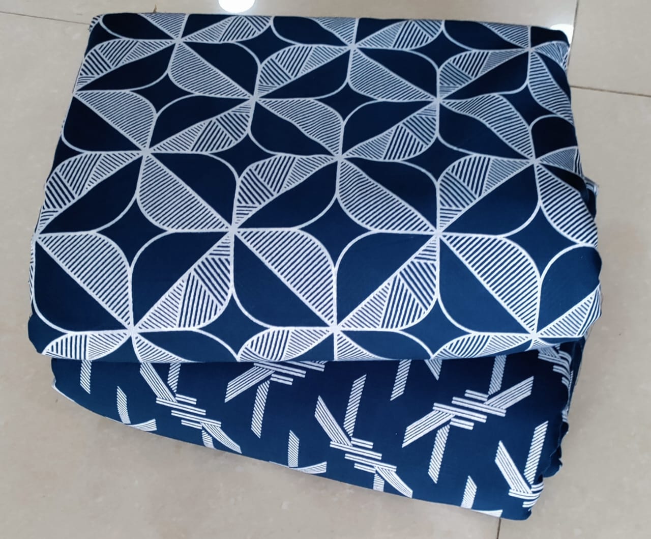 Premium Hand Block Printed Cotton Top & Bottom Suit Set (13)