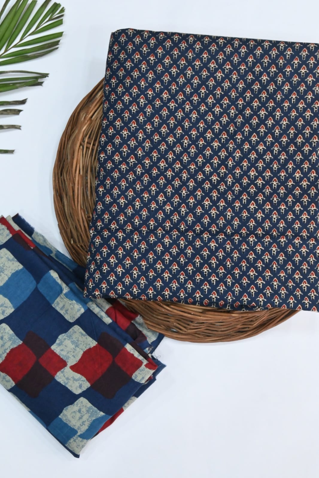 Hand Block Print Cotton Top & Bottom Set (34)