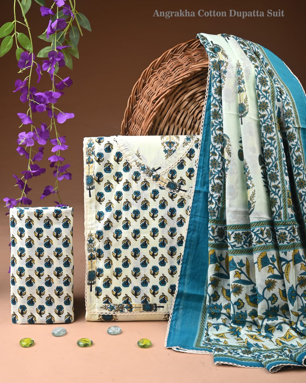 Premium Cotton Suit With Gota Patti Work (1)
