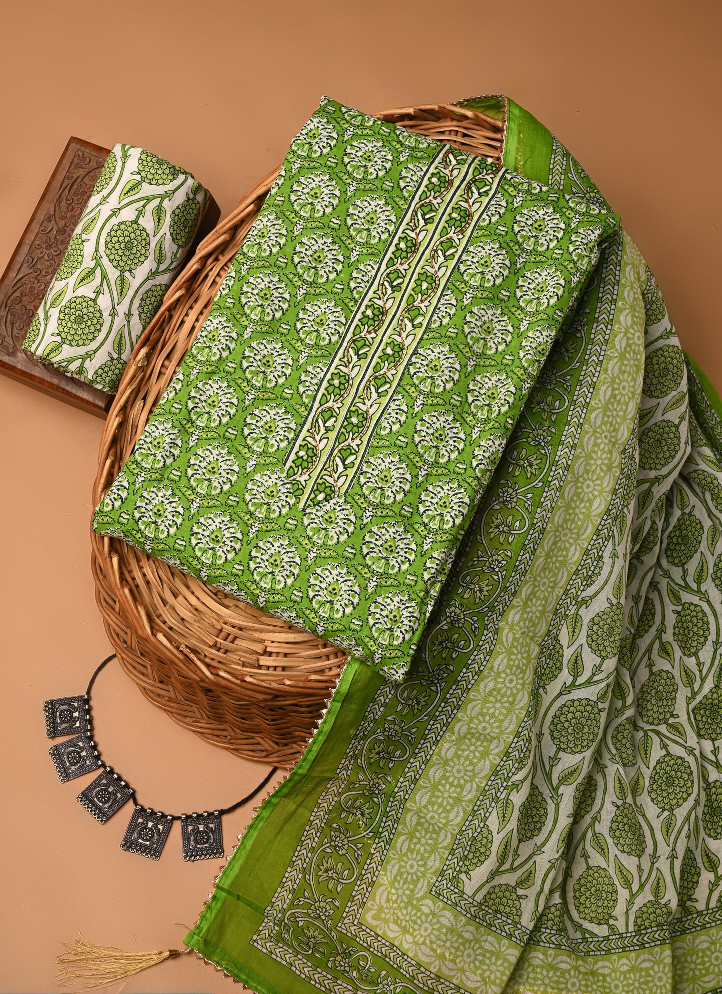 Pure Cotton Suit With Gota Patti Work (14)