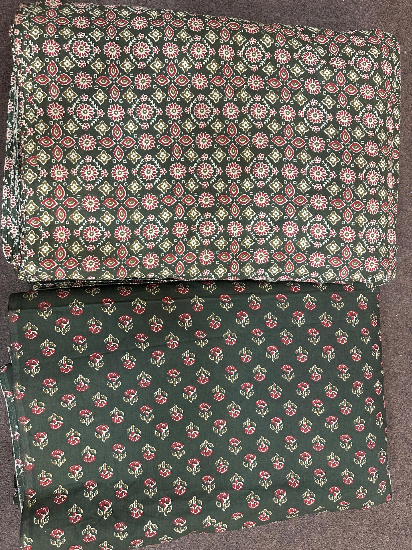 Jaipuri Print Cotton Combo Suit Set (43)