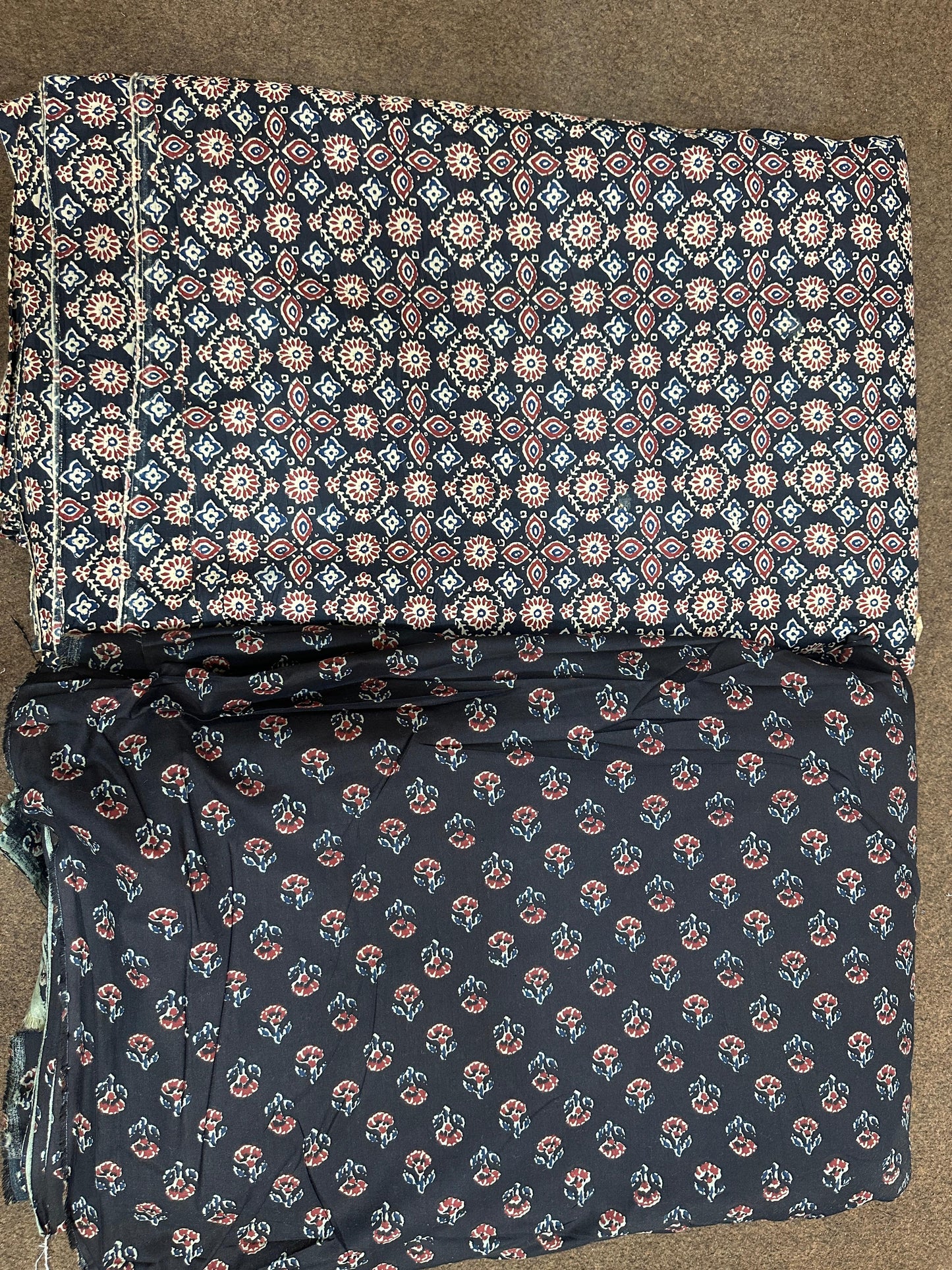 Hand Block Printed Pure Cotton Combo Suit Set (41)