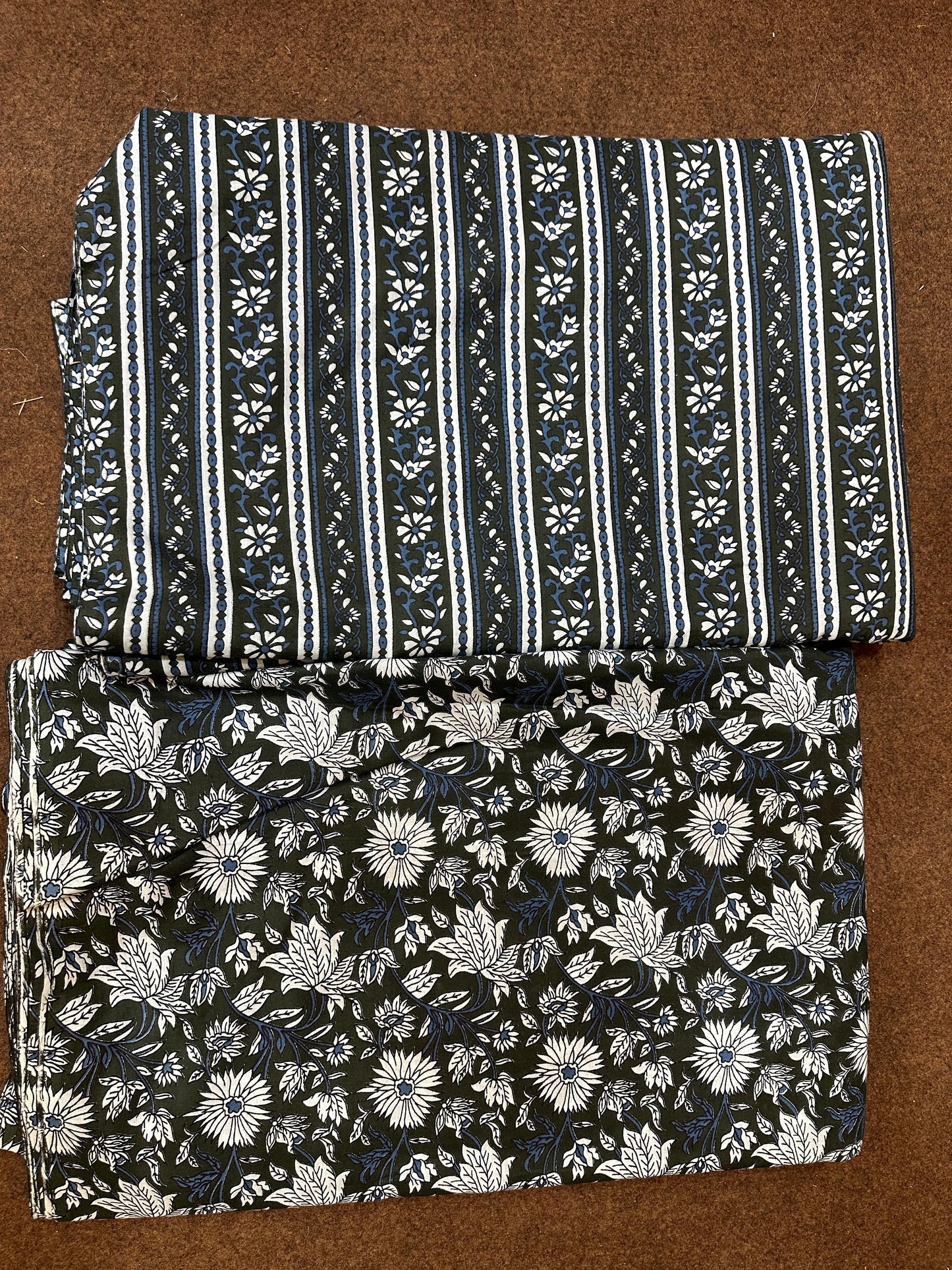 Jaipuri Print Pure Cotton Combo Suit Set (38)