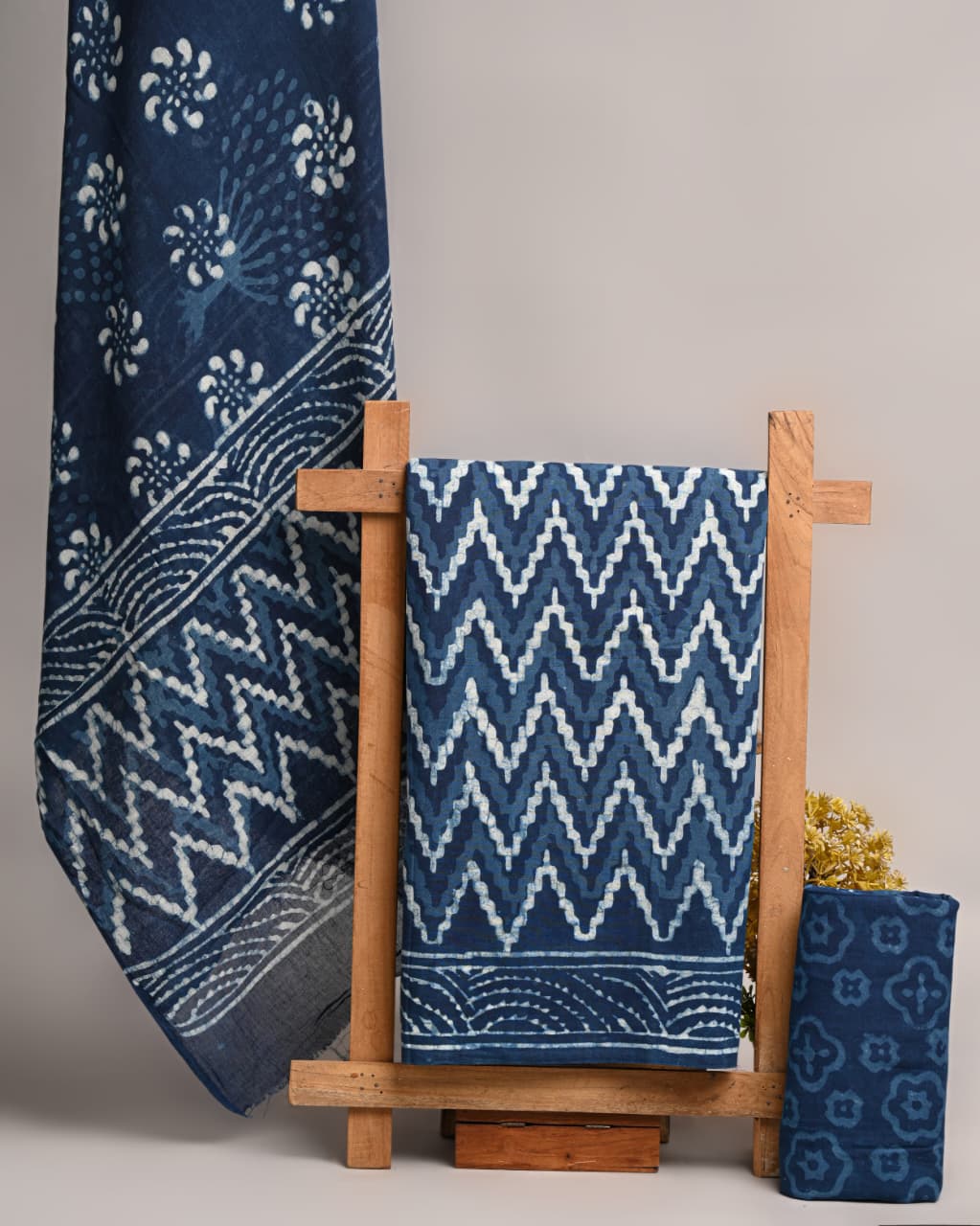 Premium Hand Block Printed Cotton Suit Set 85