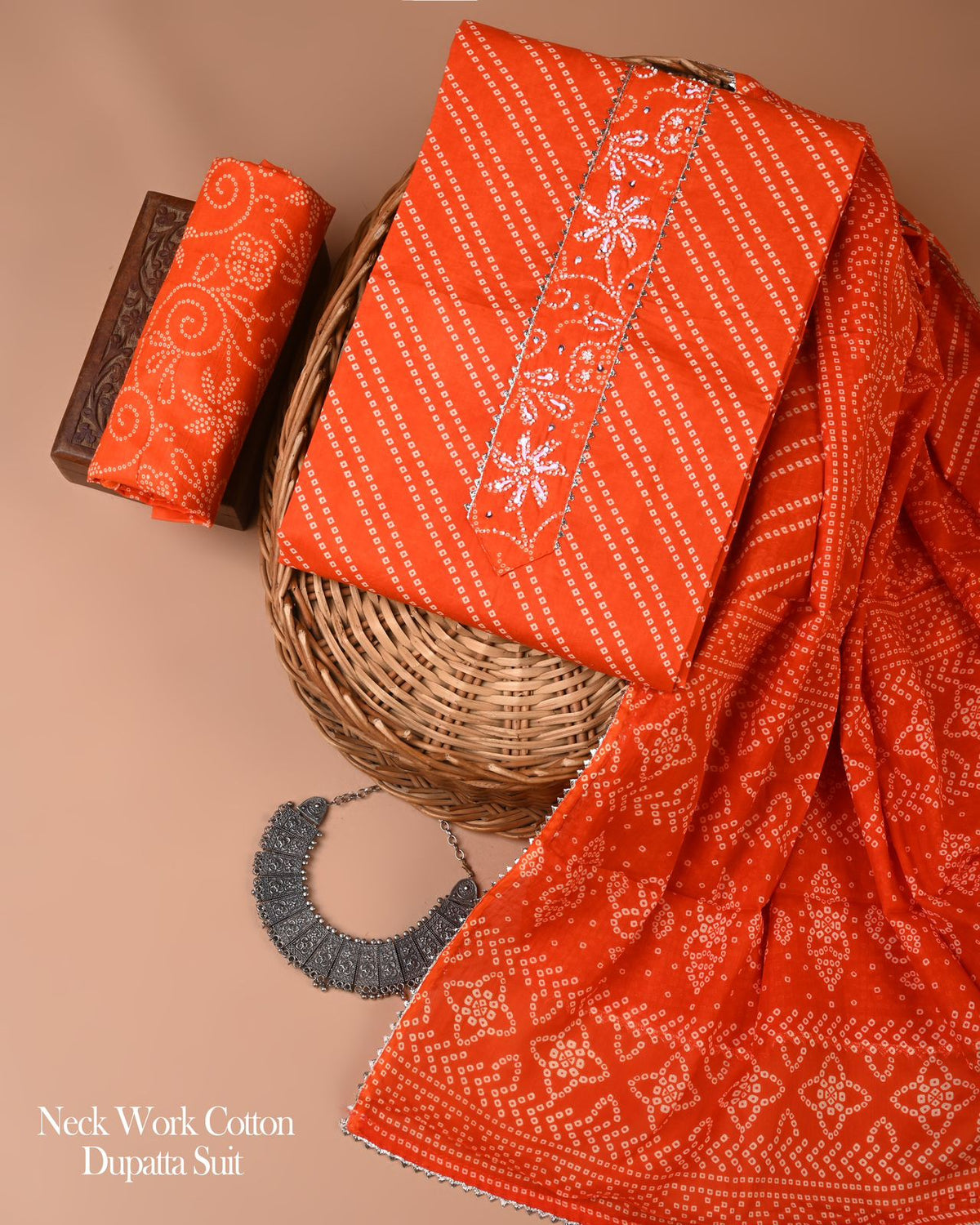 Organic Cotton Suit With Gota Patti Work (22)