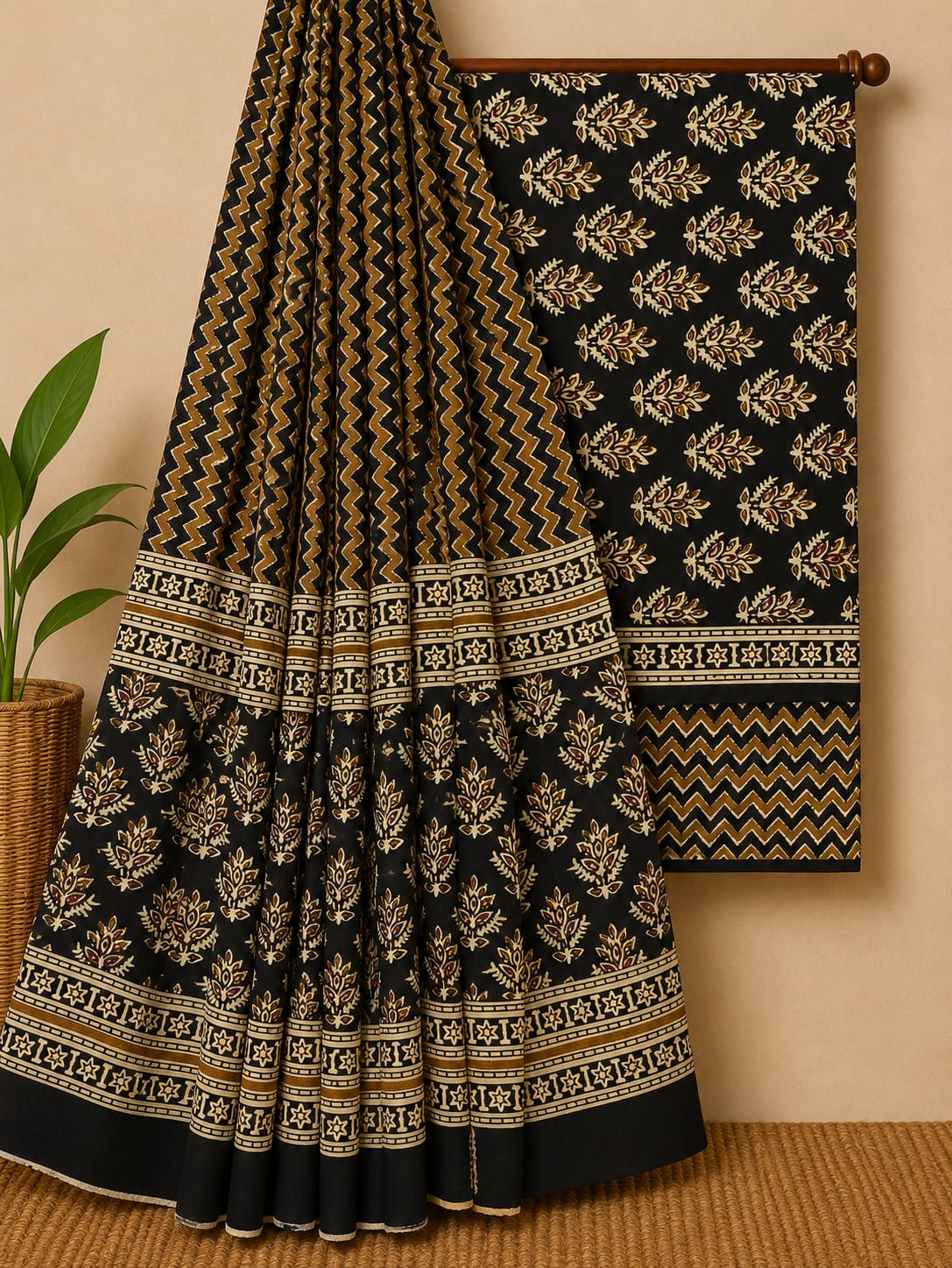 Exclusive Hand Block Printed Cotton Suit 26