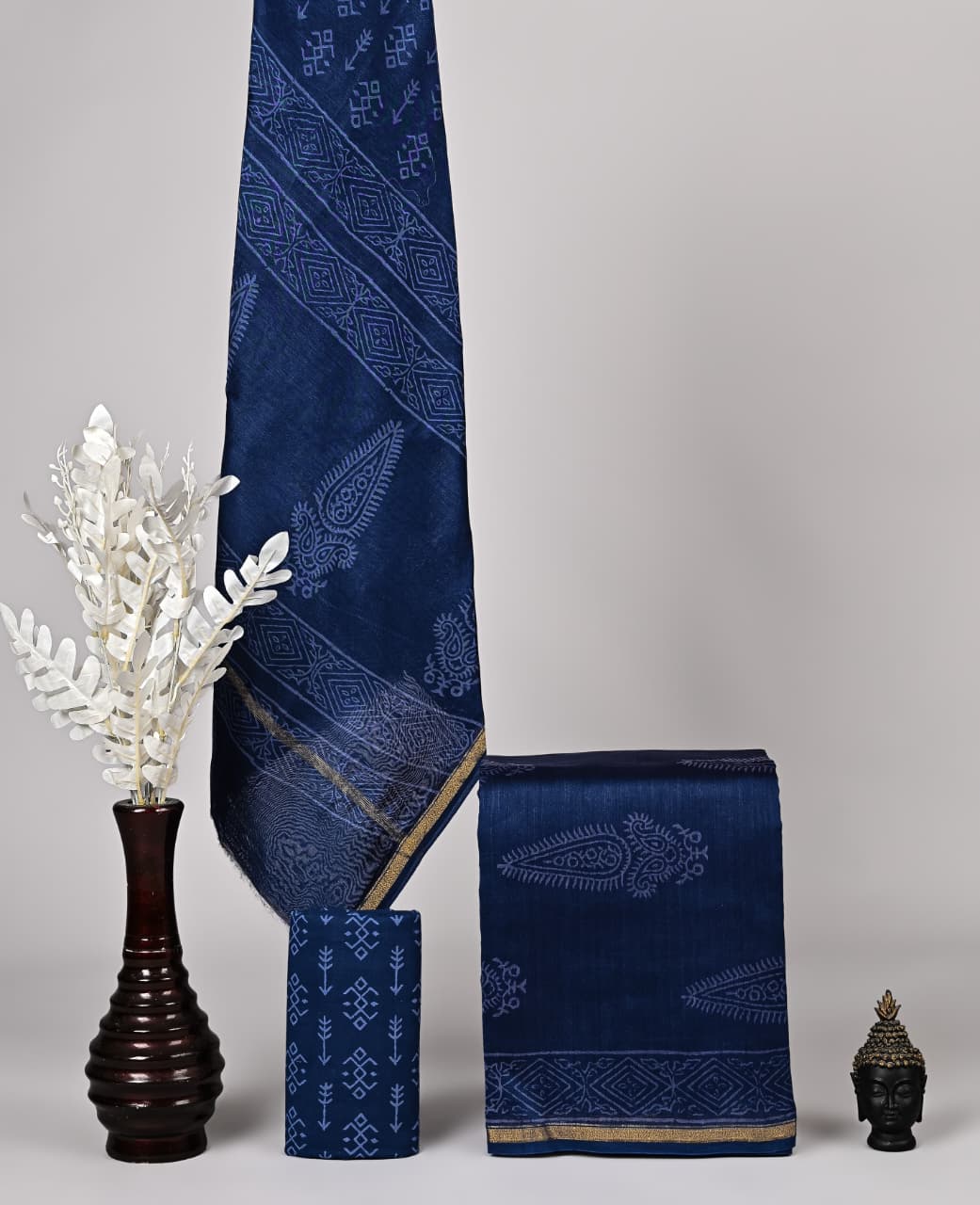 Elegant Chanderi Silk Suit - Perfect For Festive & Wedding Wear