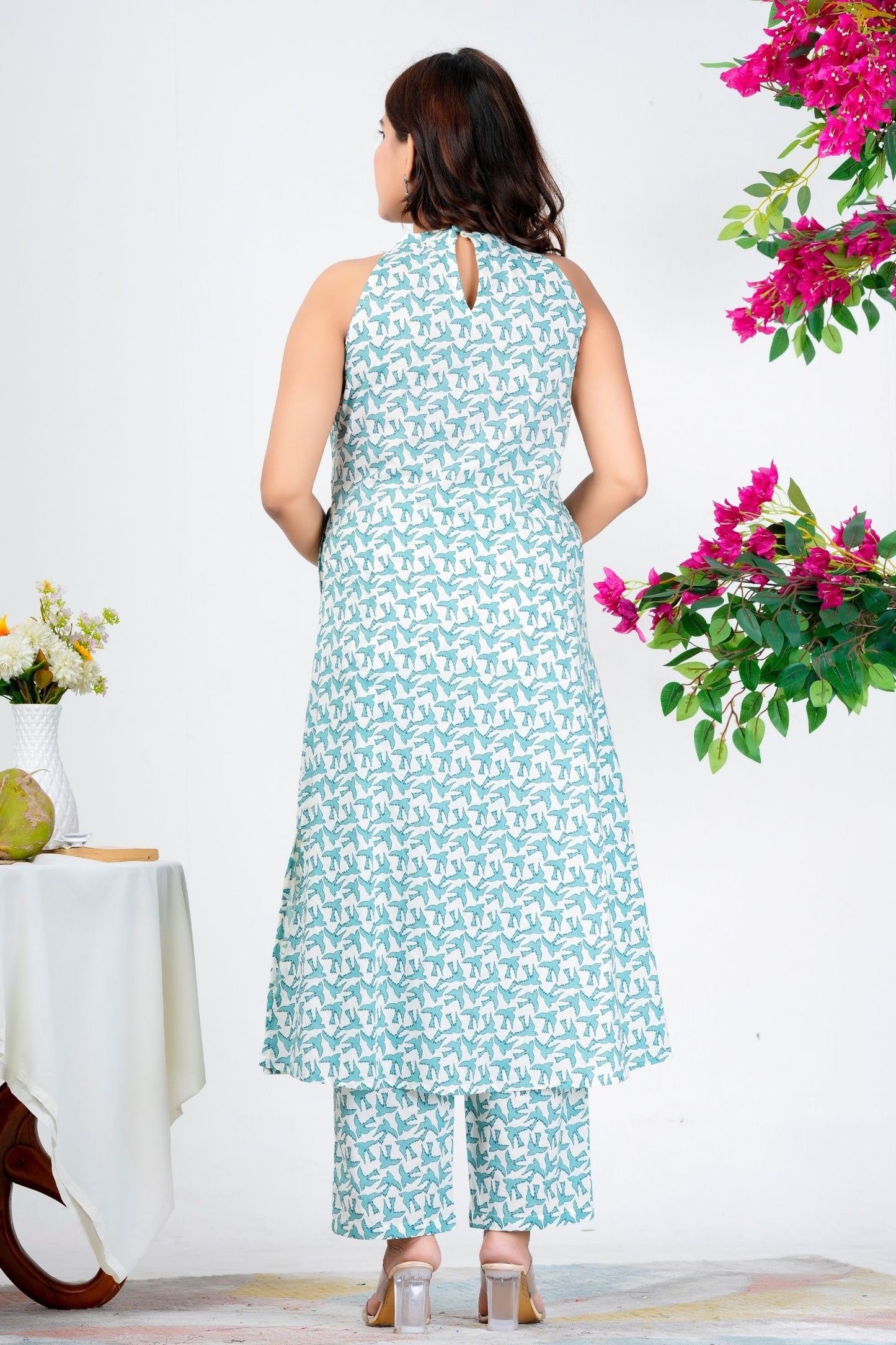 Pure Cotton Long Kurta Co-ord Set