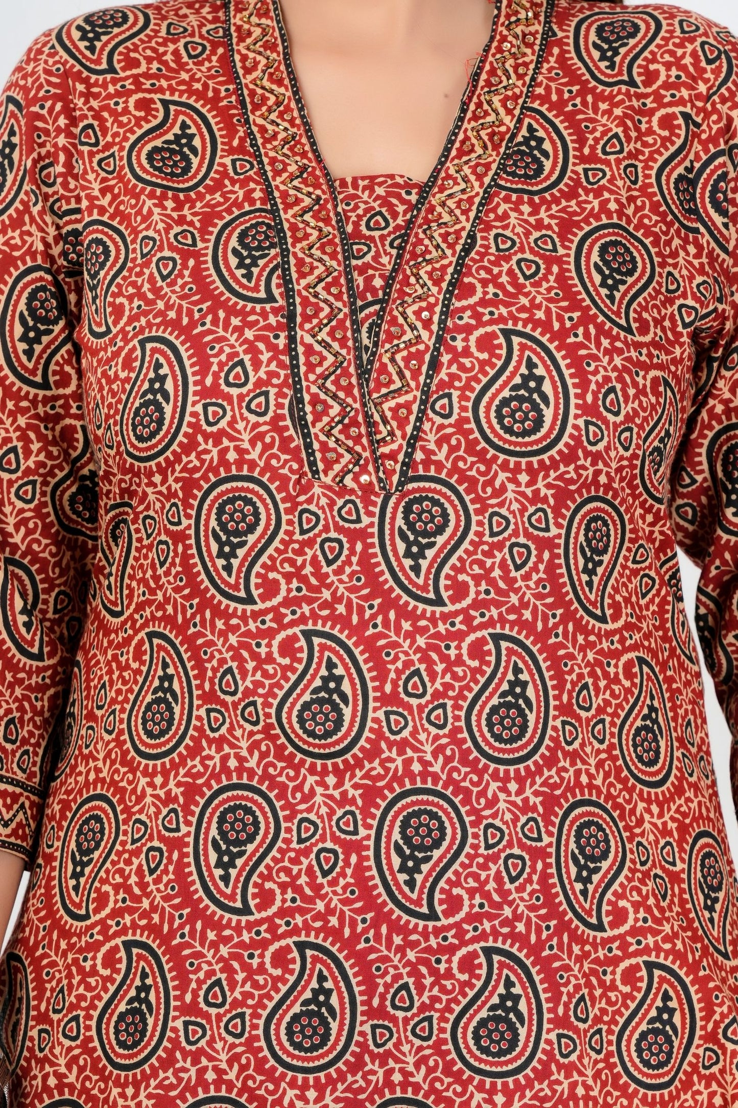Summer Bloom Printed Cotton Kurta Set