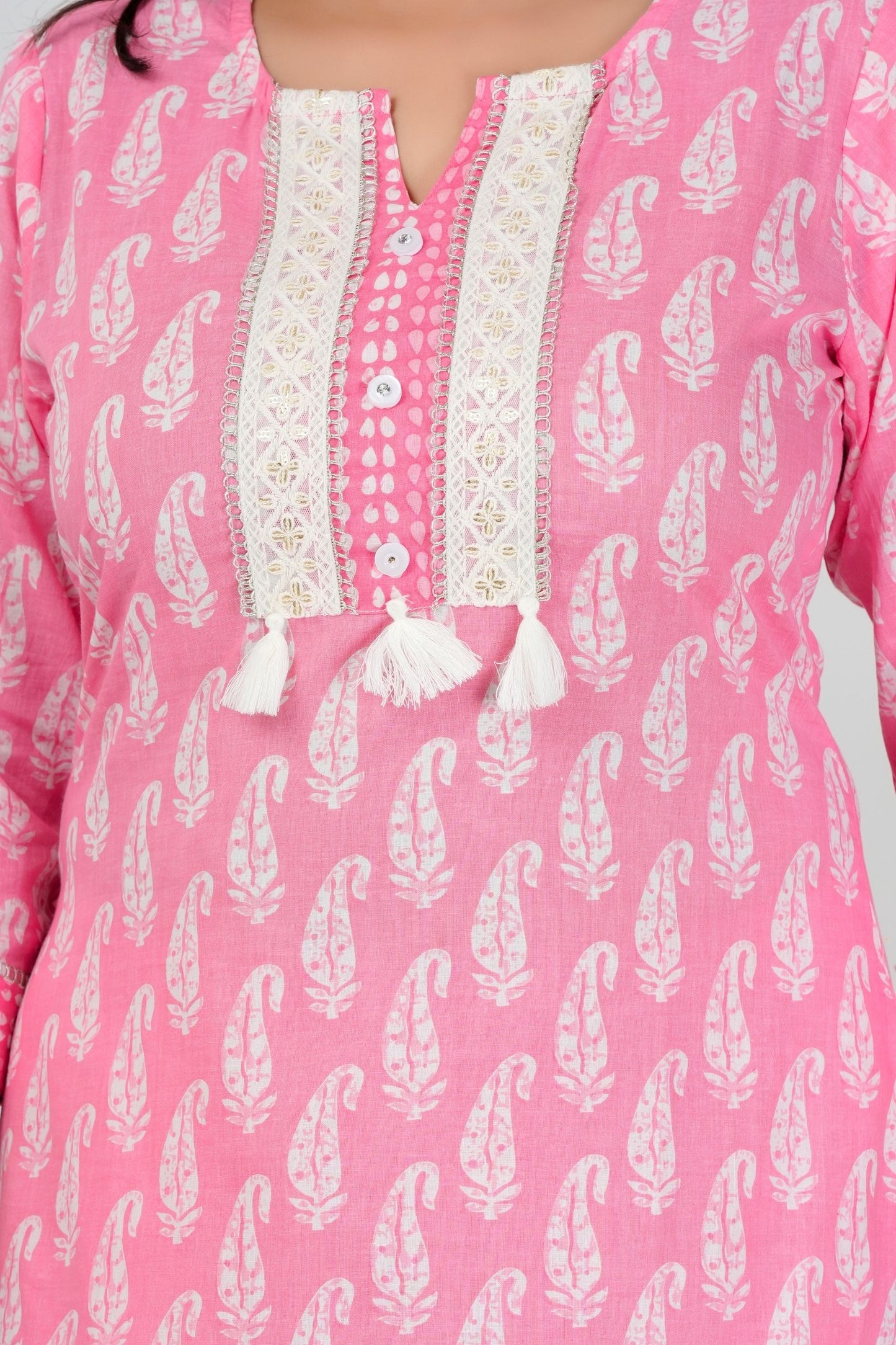 Rajasthani Grace - Pure Cotton  kurta & Trouser Set