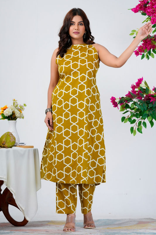 Pure Cotton Co-ord Set