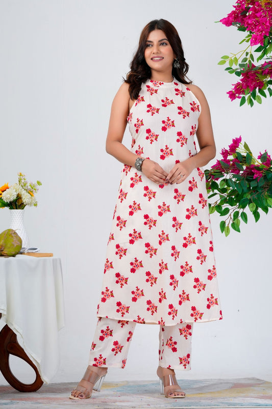 Pure Cotton Kurta Co-ord Set