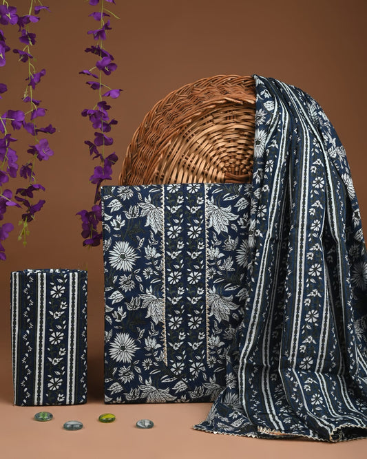 Exclusive New Cotton Suit With Gota Patti Work