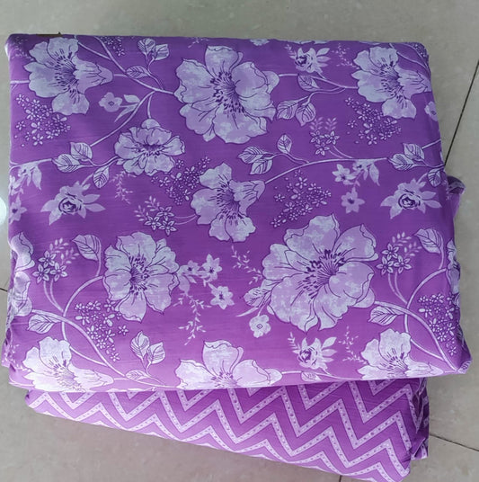 Hand Block Printed Pure Cotton Top & Bottom Suit Set (PCVTB2)