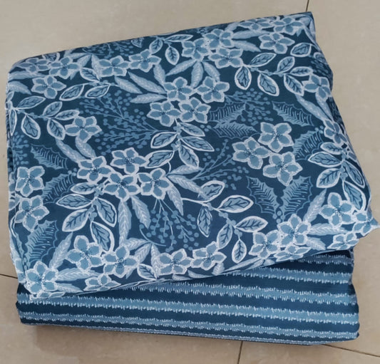 Exclusive Hand Block Print Cotton Top & Bottom Set (PCVTB5)
