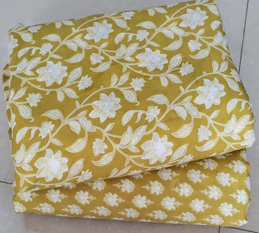 Hand Block Print Pure Cotton Top & Bottom Set (25)