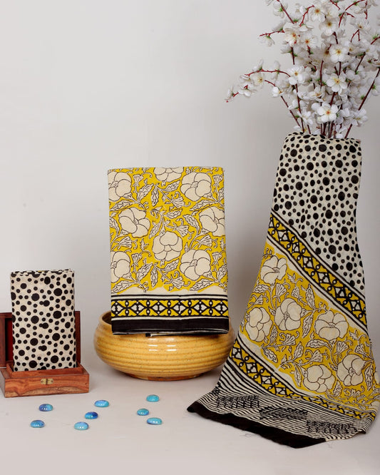 Premium Hand Block Print Soft Cotton Suit Set