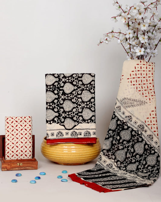 Premium Hand Block Print Cotton Suit Set
