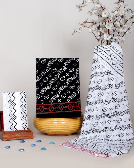 Exclusive Hand Block Print Organic Cotton Suit Set