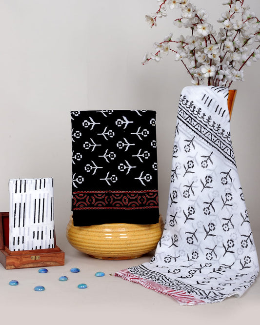 Premium Hand Block Printed Soft Cotton Suit Set