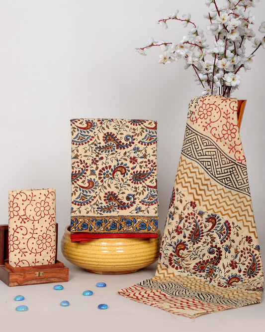Bagru Hand Block Print Cotton Suit Set