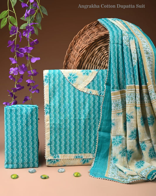 Organic Cotton Suit With Gota Patti Work (6)