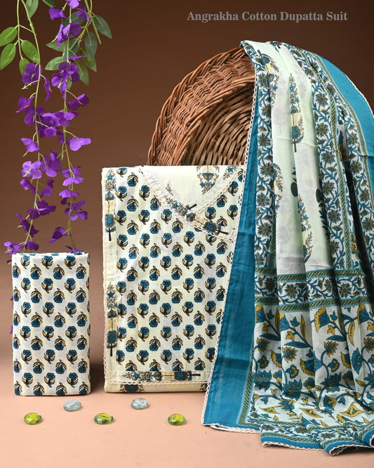 Premium Cotton Suit With Gota Patti Work (1)