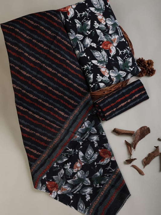 Exclusive Pure Cotton Suit With Mulmul Dupatta