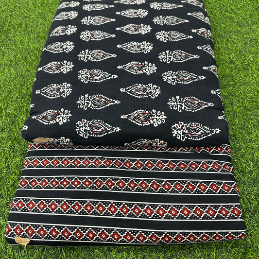 Hand Block Printed Pure Cotton Combo Suit Set (41)