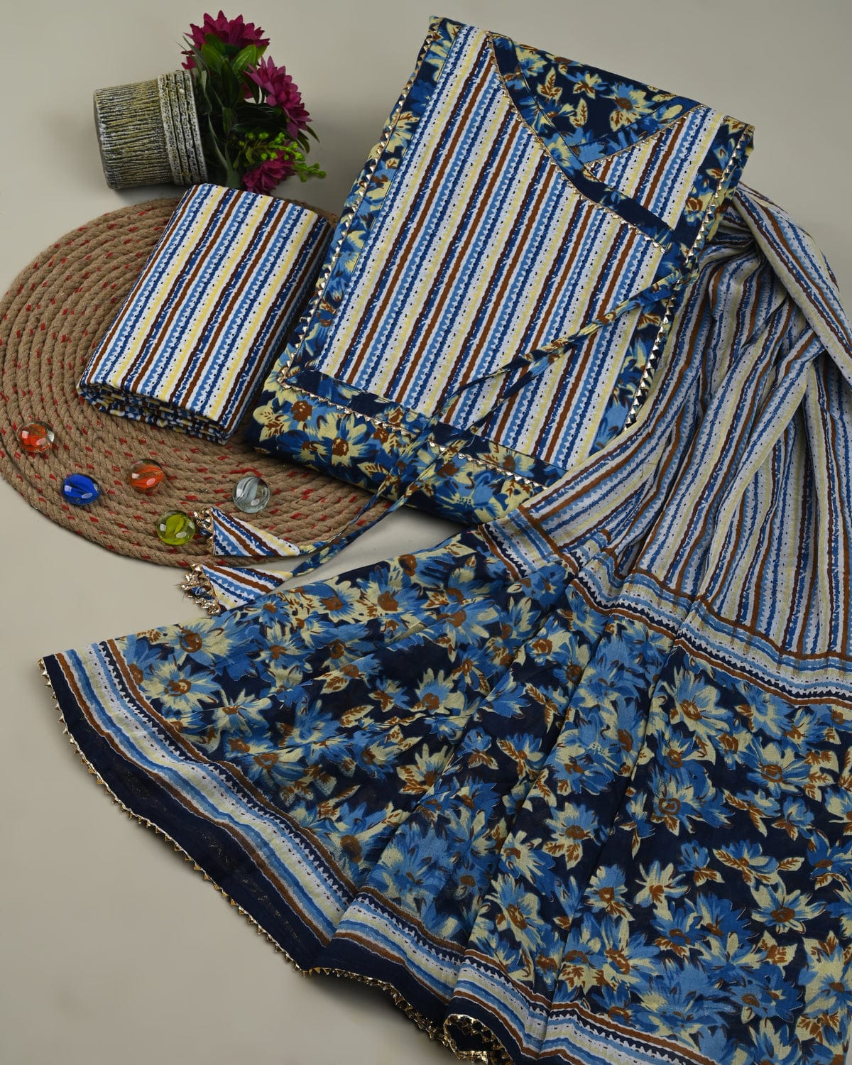 Exclusive Cotton Suit With Gota Patti Work (15)