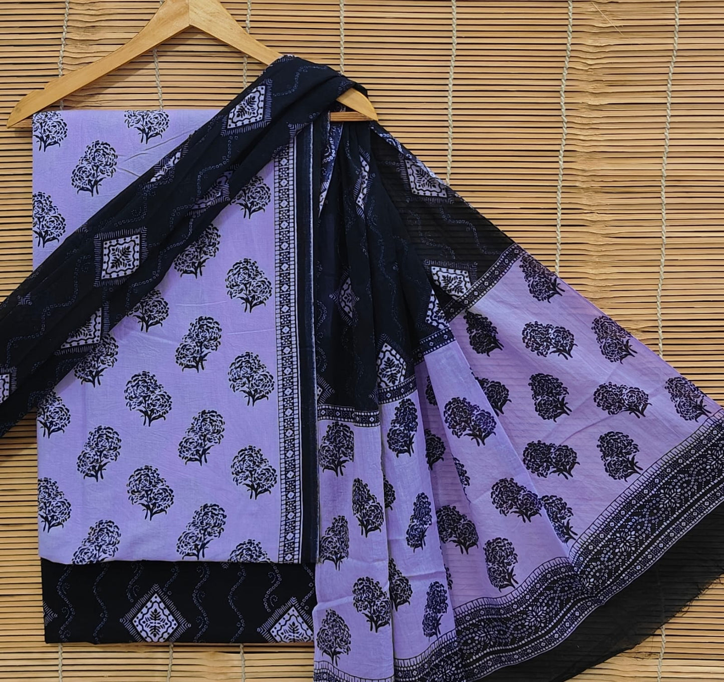 Exclusive Hand Block Print Organic Cotton Suit Set