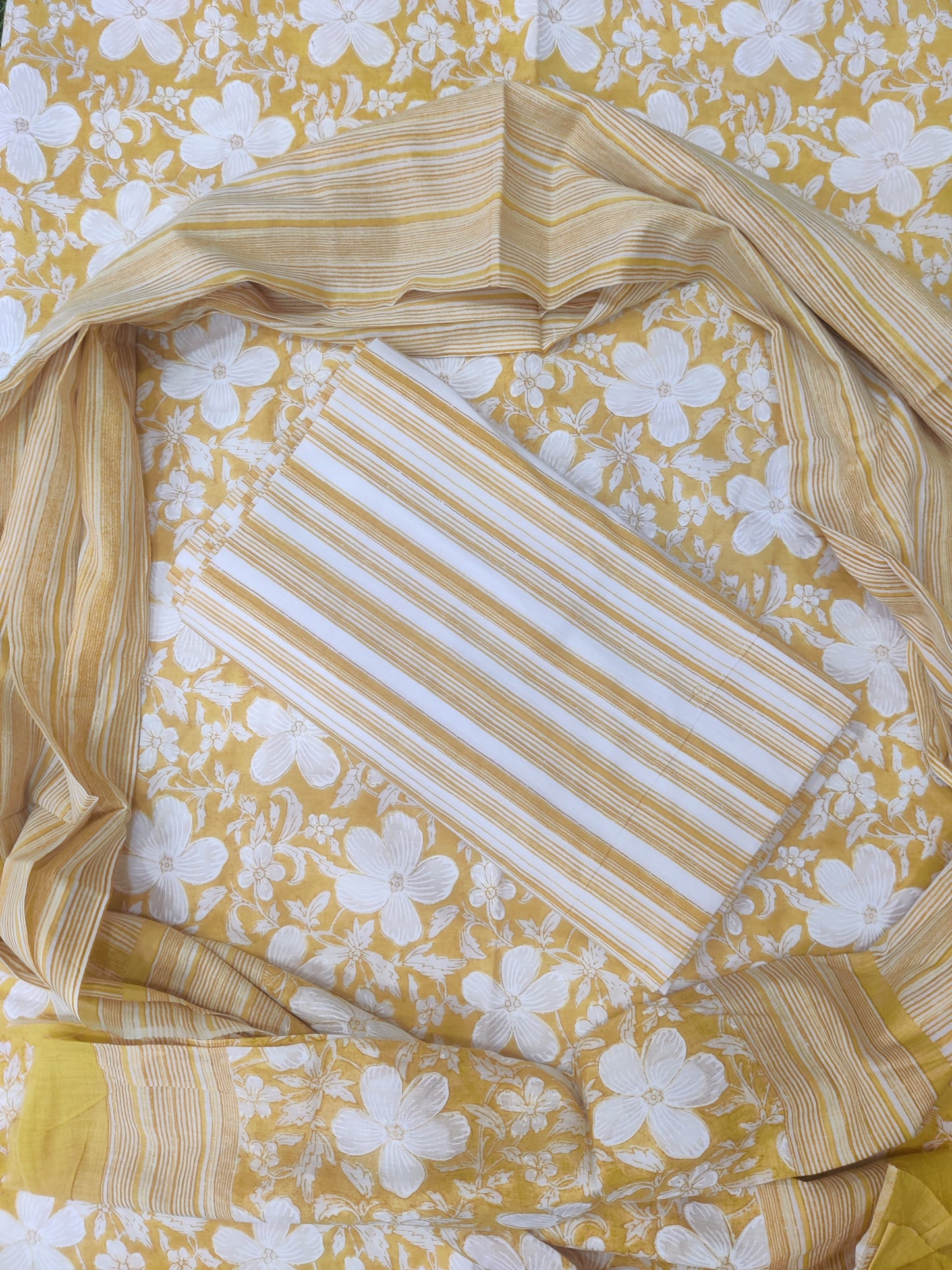 Pure Soft Cotton Suit With Mulmul Dupatta