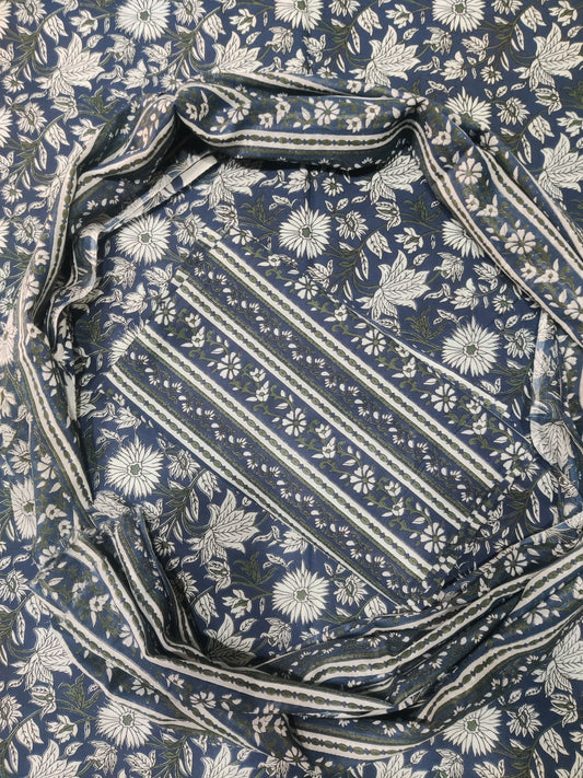 Oraganic Cotton Suit With Mulmul Dupatta