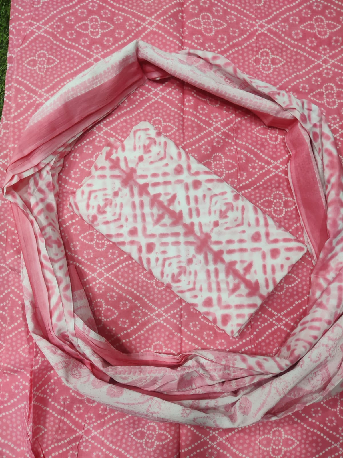 Oraganic Cotton Suit With Mulmul Dupatta