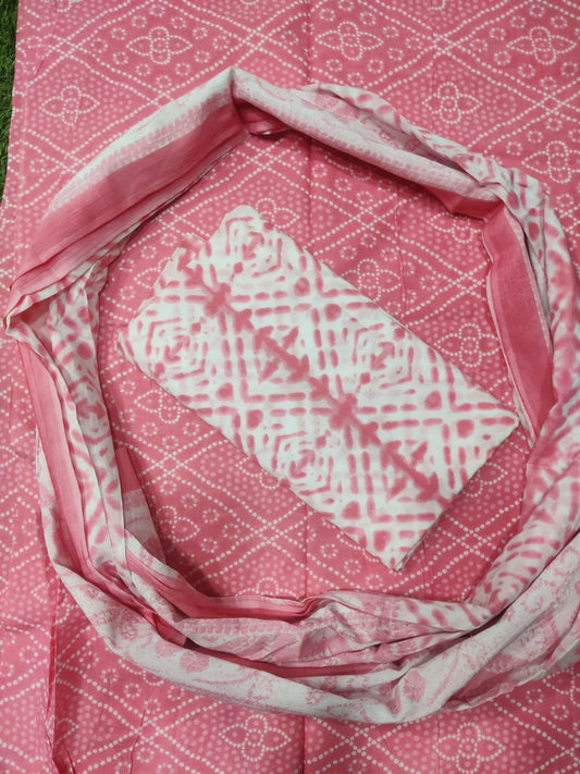 Oraganic Cotton Suit With Mulmul Dupatta