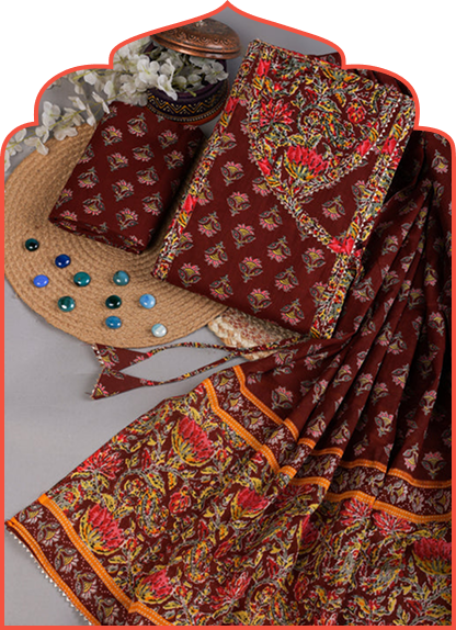 Gota Patti Work Suit Cotton Dupatta