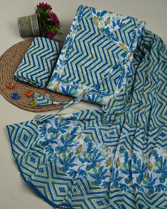 Premium Cotton Suit With Gota Patti Work (10)