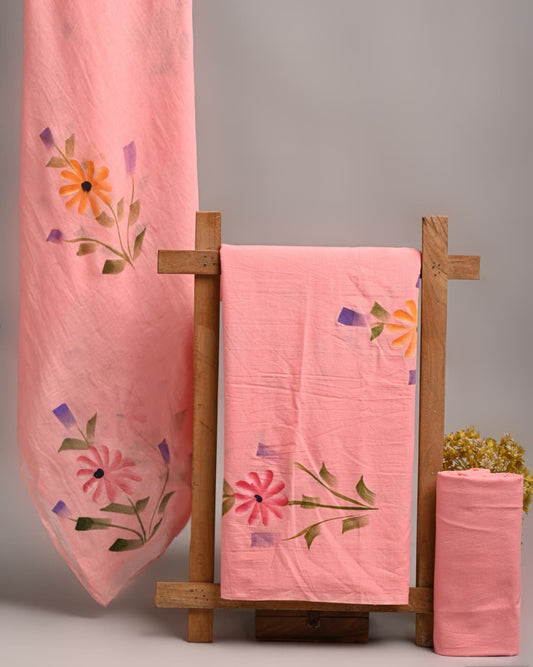 Premium Hand Block Print Cotton Suit Set