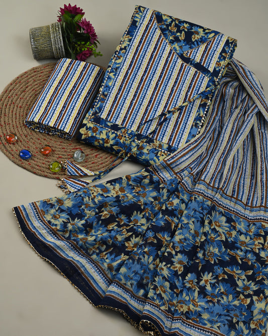 Pure Cotton Suit With Gota Patti Work (8)