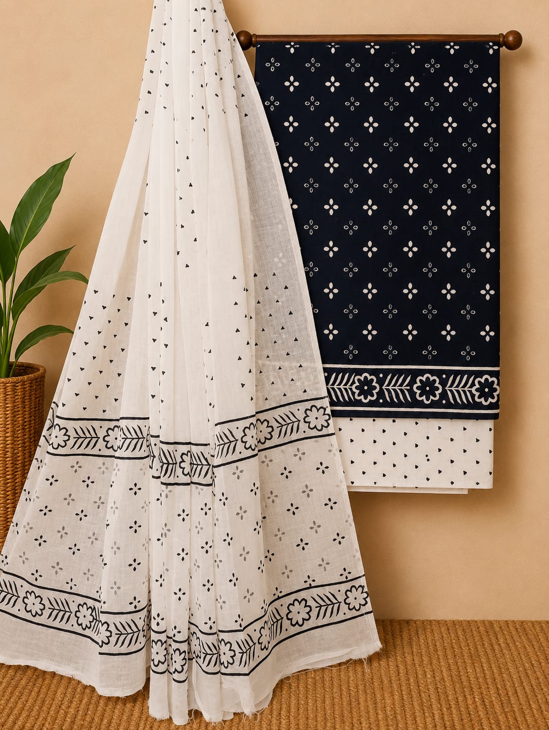Oraganic Cotton Suit With Mulmul Dupatta 40