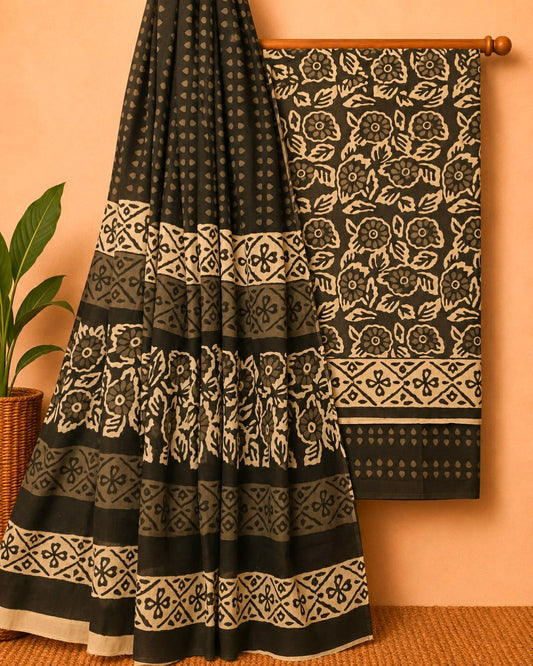 Premium Hand Block Print Soft Cotton Suit Set 10