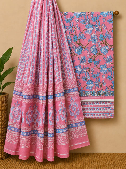 Organic Cotton Suit with Mulmul Dupatta 21