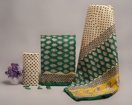 Luxurious Chanderi Silk Suit Set - Ethnic Royalty Redefined