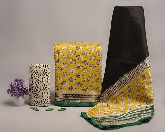 Premium Chanderi Silk Suit-Perfect For Festive & Ethnic Wear