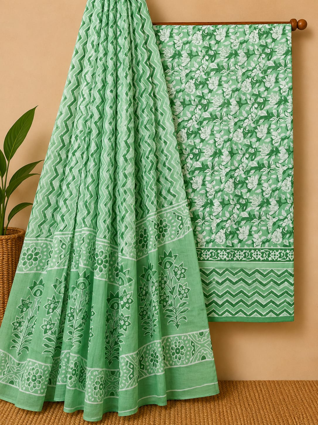 Exclusive Pure Cotton Suit With Mulmul Dupatta 39