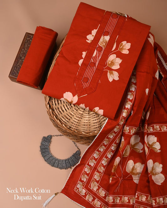Pure Cotton Suit With Gota Patti Work (21)