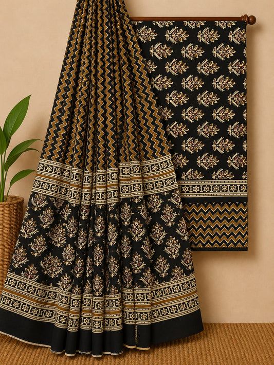 Exclusive Hand Block Printed Cotton Suit 26