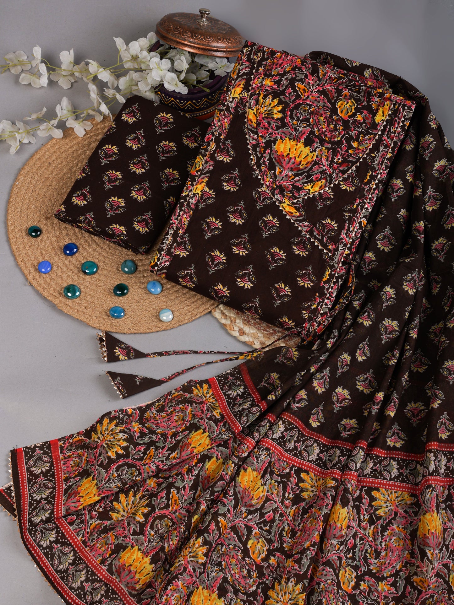 Exclusive Cotton Suit With Gota Patti Work (3)